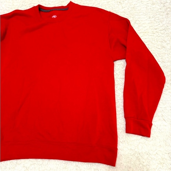 Athletic Works Tops - Athletic Works Red Crewneck Sweatshirt